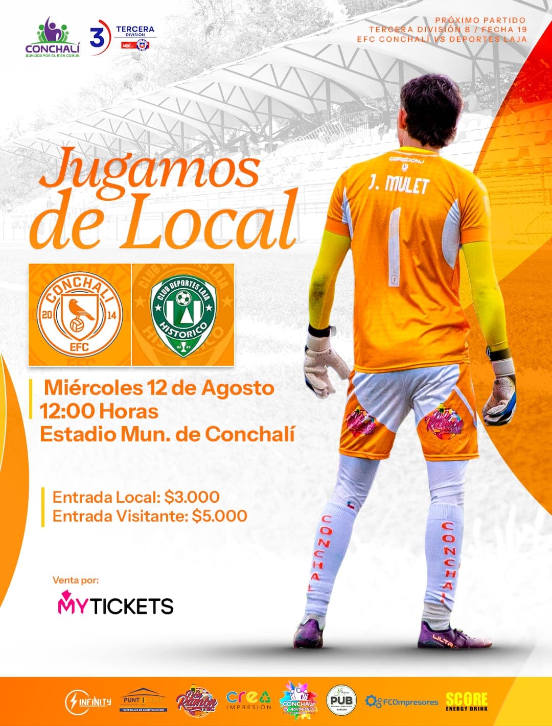 EFC Conchalí v/s Club Deportes Laja Histórico
