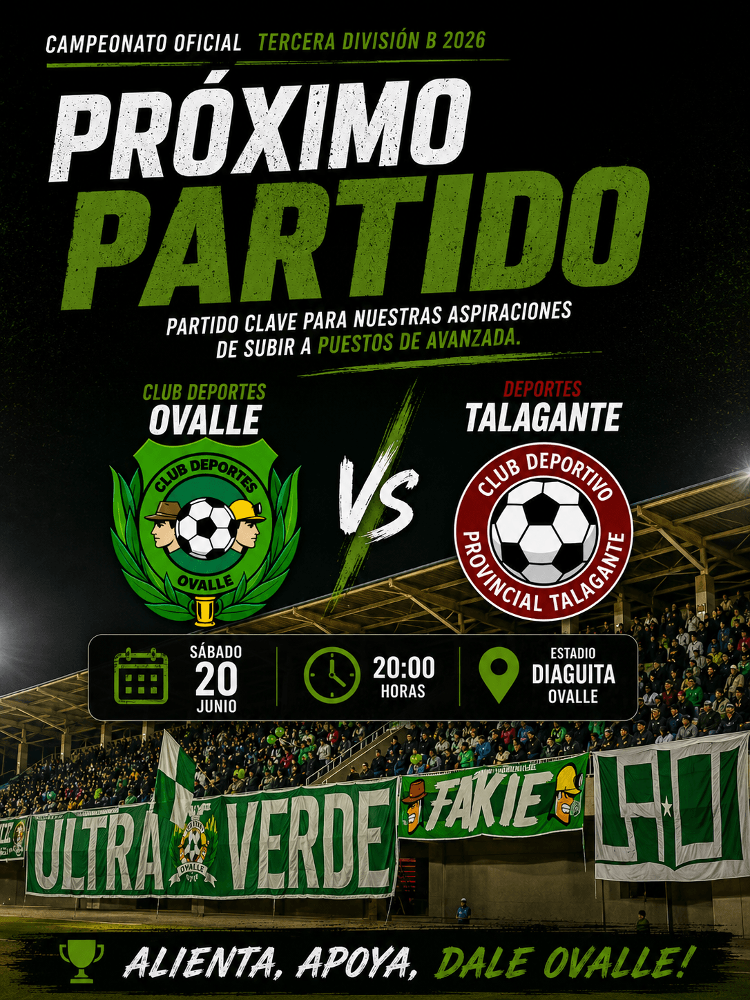 Club Deportes Ovalle v/s Talagante