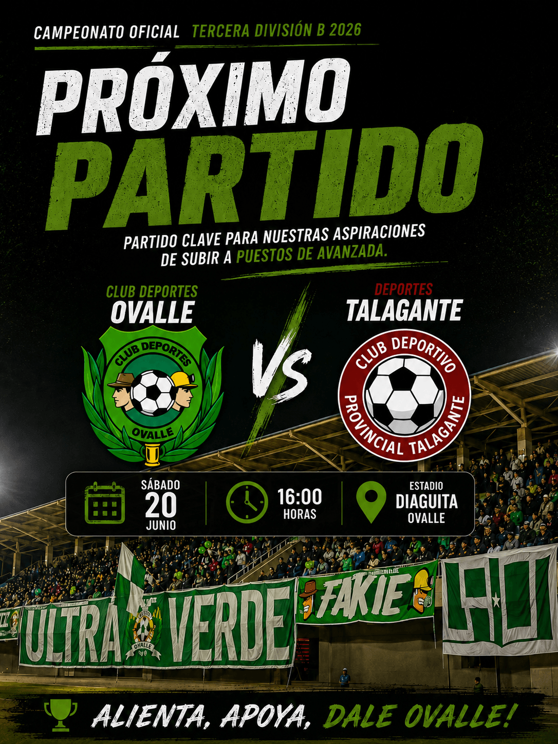 Club Deportes Ovalle v/s Talagante