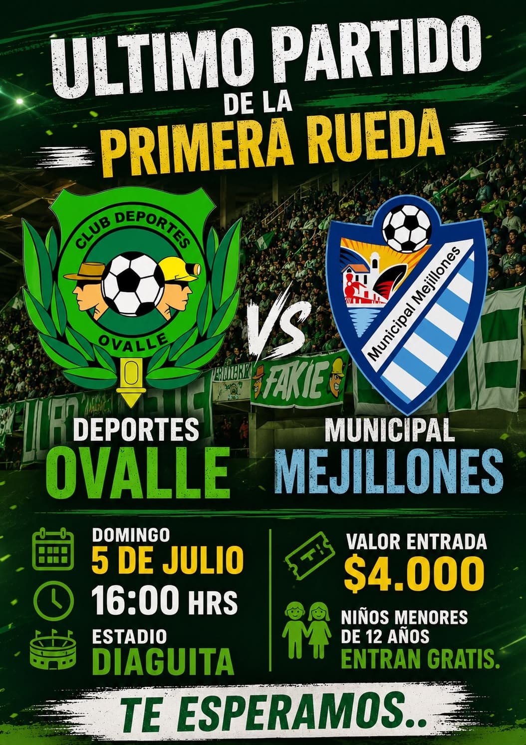 Club Deportes Ovalle v/s Mejillones