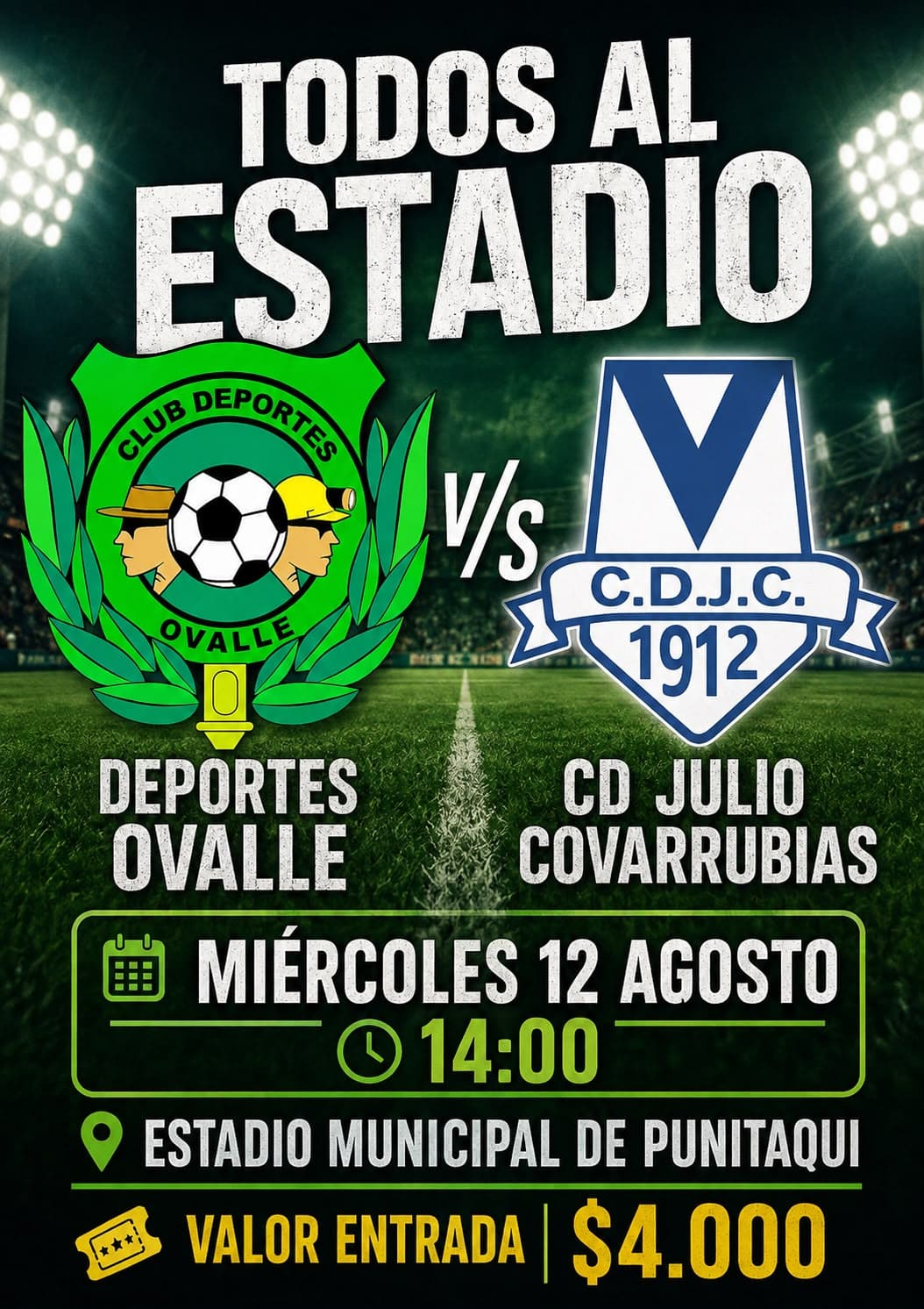 Club Deportes Ovalle v/s Julio Covarrubias